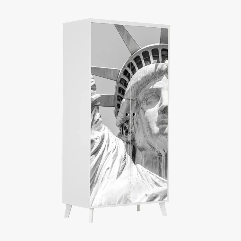 Wardrobe sticker Statue of Liberty close-up portrait