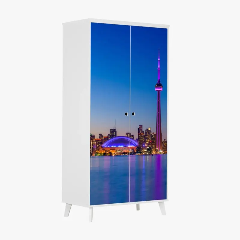 Wardrobe sticker Toronto skyline at twilight