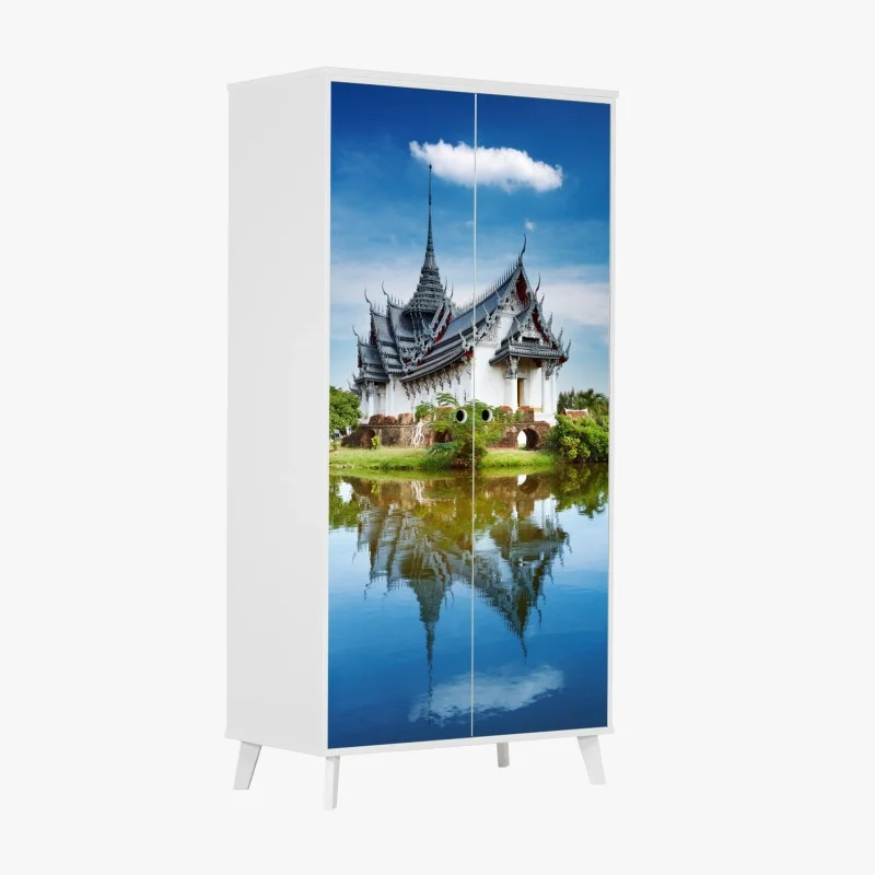 Wardrobe sticker Sanphet Prasat palace reflection