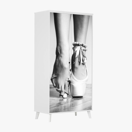 Wardrobe sticker graceful ballet pointe • Wallissimo®