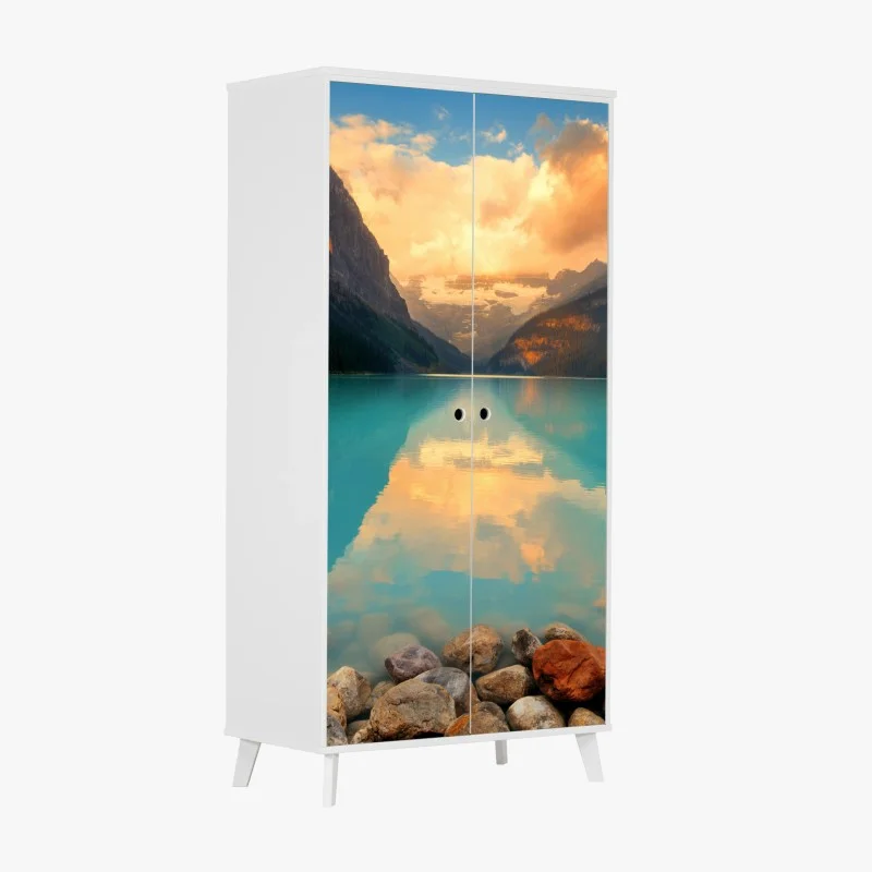 Wardrobe sticker sunrise at Lake Louise, Banff