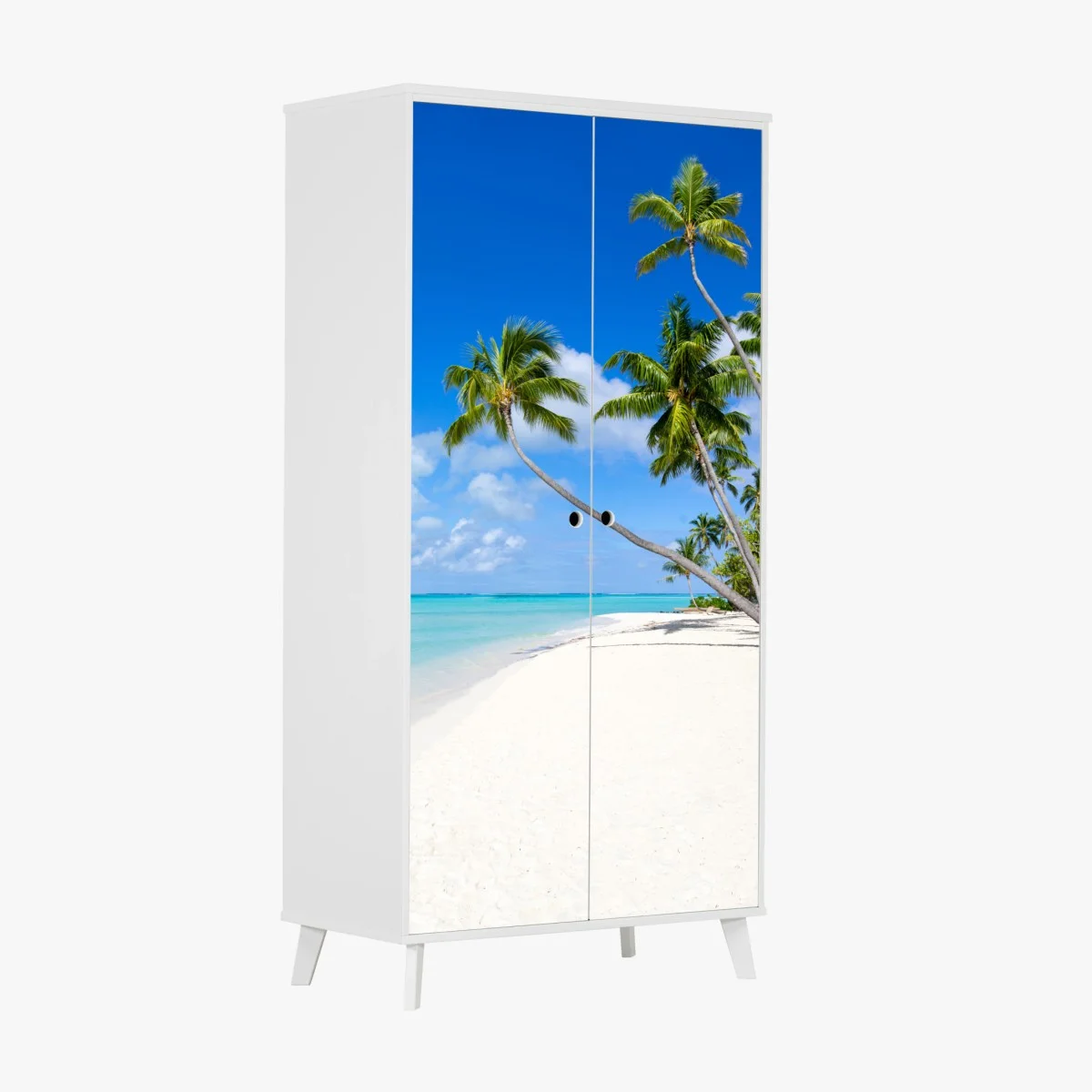 Wardrobe sticker tropical palm beach paradise • Wallissimo® Wardrobe sticker tropical palm beach paradise • Wallissimo®