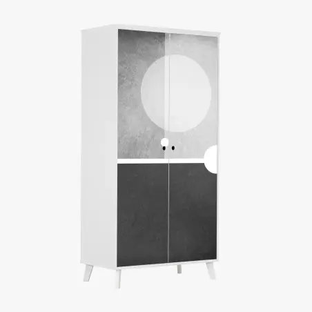 Wardrobe sticker minimal geometric composition • Wallissimo®