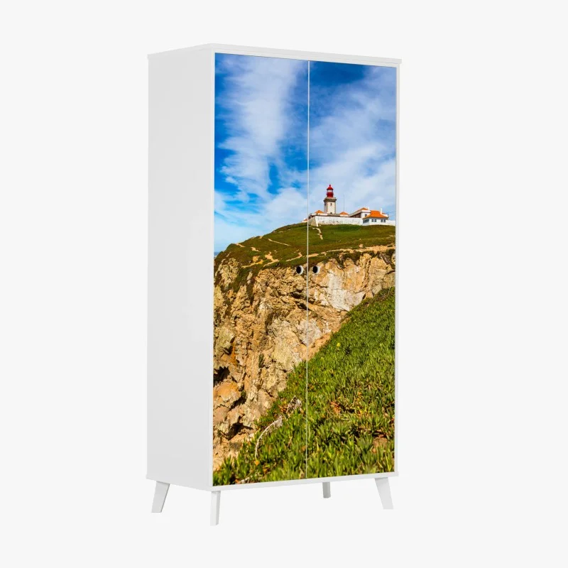 Wardrobe sticker lighthouse on the cliffs of Cabo da Roca