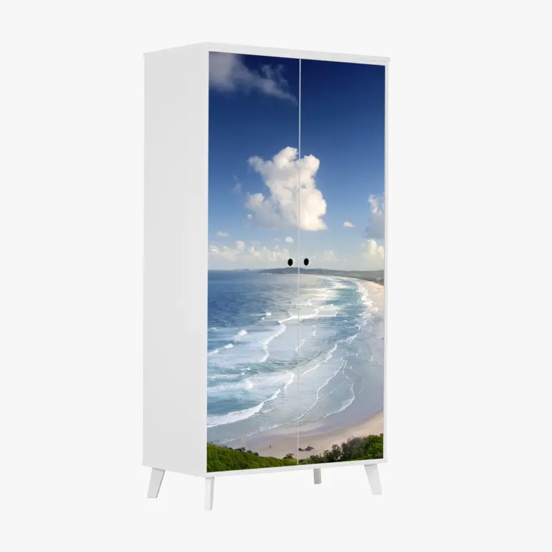 Wardrobe sticker Byron Bay coastal panorama