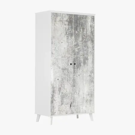 Wardrobe sticker raw concrete texture wall art • Wallissimo®