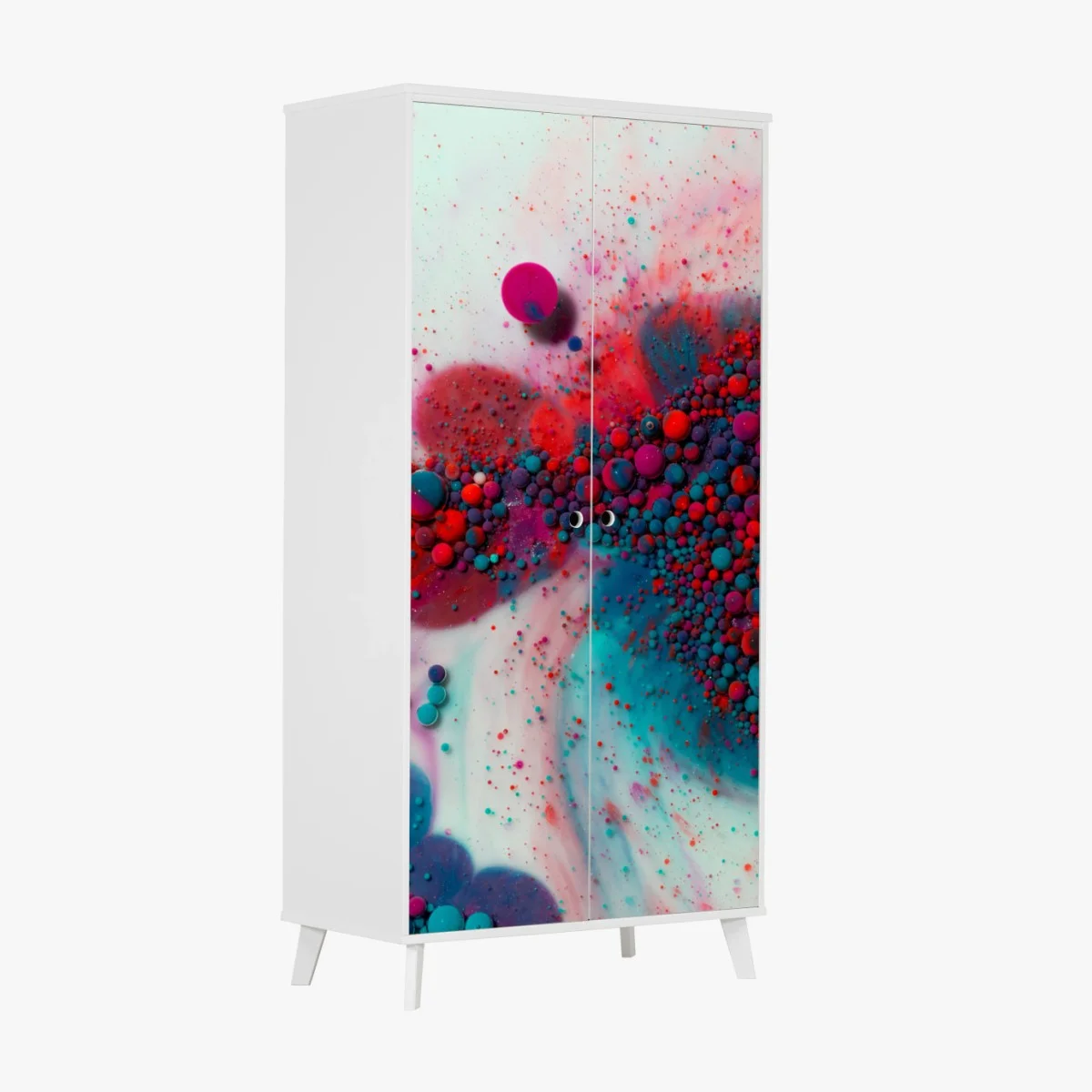 Wardrobe sticker vibrant marbled color burst ⁕ Wallissimo® Wardrobe sticker vibrant marbled color burst ⁕ Wallissimo®
