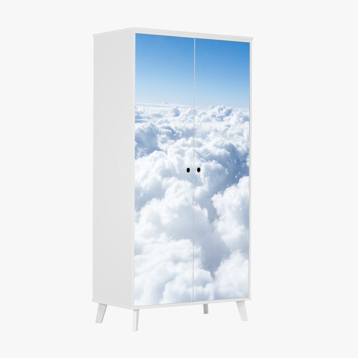 Wardrobe sticker serene aerial cloudscape • Wallissimo® Wardrobe sticker serene aerial cloudscape • Wallissimo®