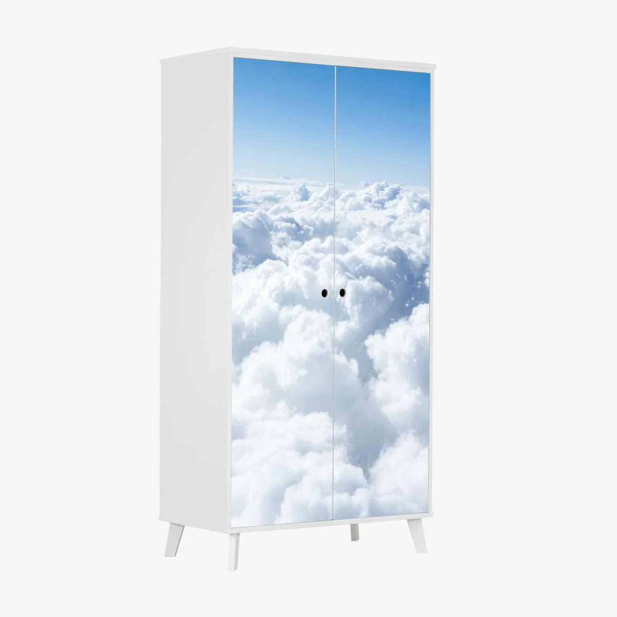 Wardrobe sticker serene aerial cloudscape • Wallissimo® Wardrobe sticker serene aerial cloudscape • Wallissimo®