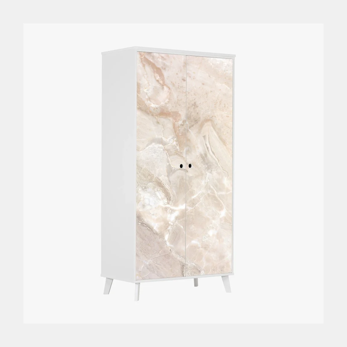 Wardrobe sticker beige marble texture artwork ⁕ Wallissimo® Wardrobe sticker beige marble texture artwork ⁕ Wallissimo®