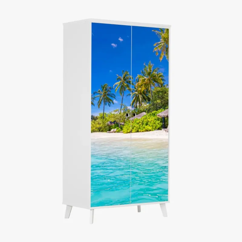 Wardrobe sticker playful abstract memphis pattern • Wallissimo®