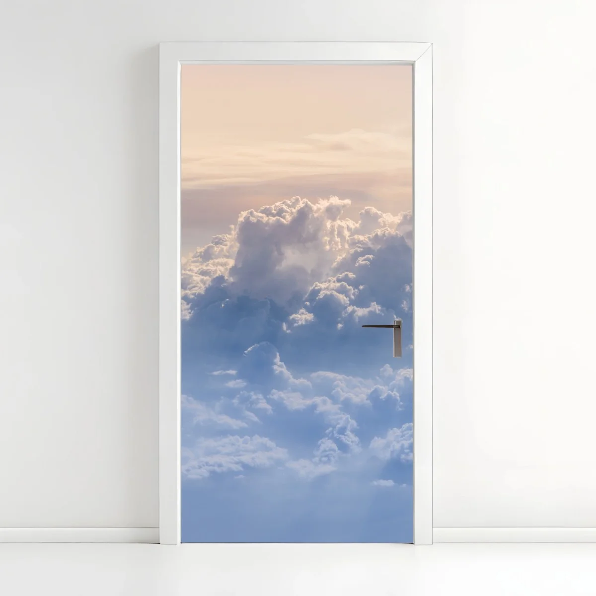Door sticker gentle clouds above blue sky ⁕ Wallissimo® Door sticker gentle clouds above blue sky ⁕ Wallissimo®