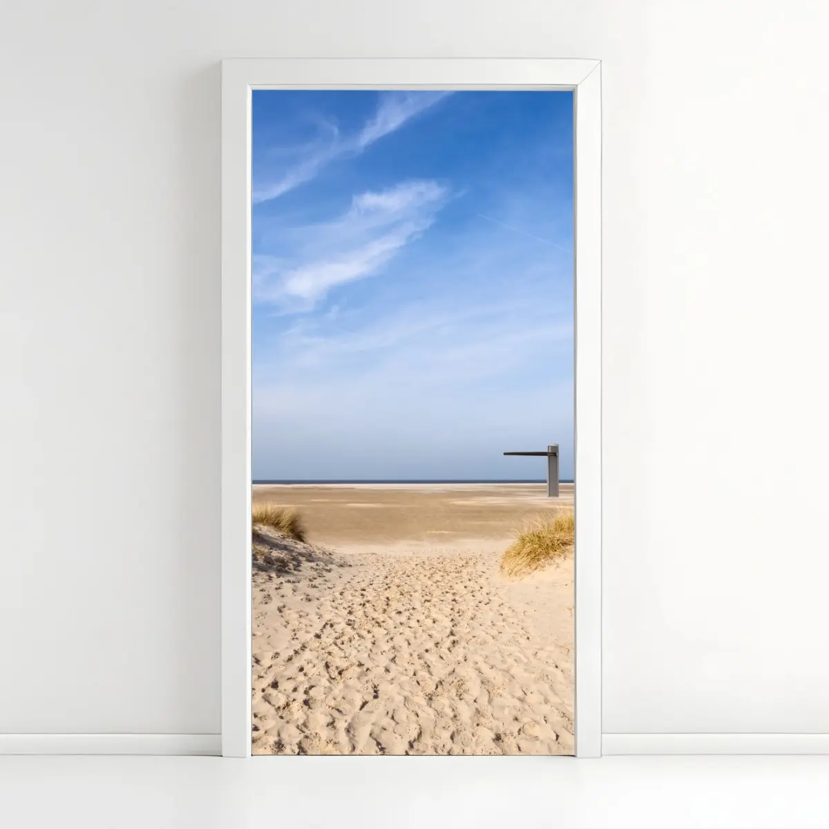 Door sticker serene dunes at the German coast • Wallissimo® Door sticker serene dunes at the German coast • Wallissimo®