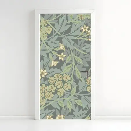 Door sticker vintage botanical floral pattern • Wallissimo®