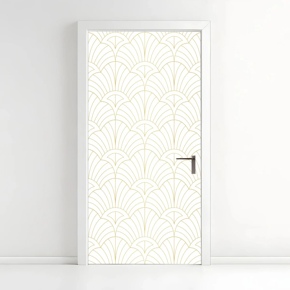 Door sticker elegant gold art deco pattern ⁕ Wallissimo® Door sticker elegant gold art deco pattern ⁕ Wallissimo®