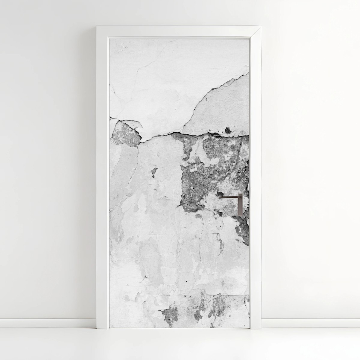 Door sticker distressed plaster wall texture • Wallissimo® Door sticker distressed plaster wall texture • Wallissimo®