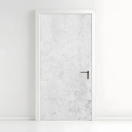 Door sticker minimal gray concrete wall texture • Wallissimo®