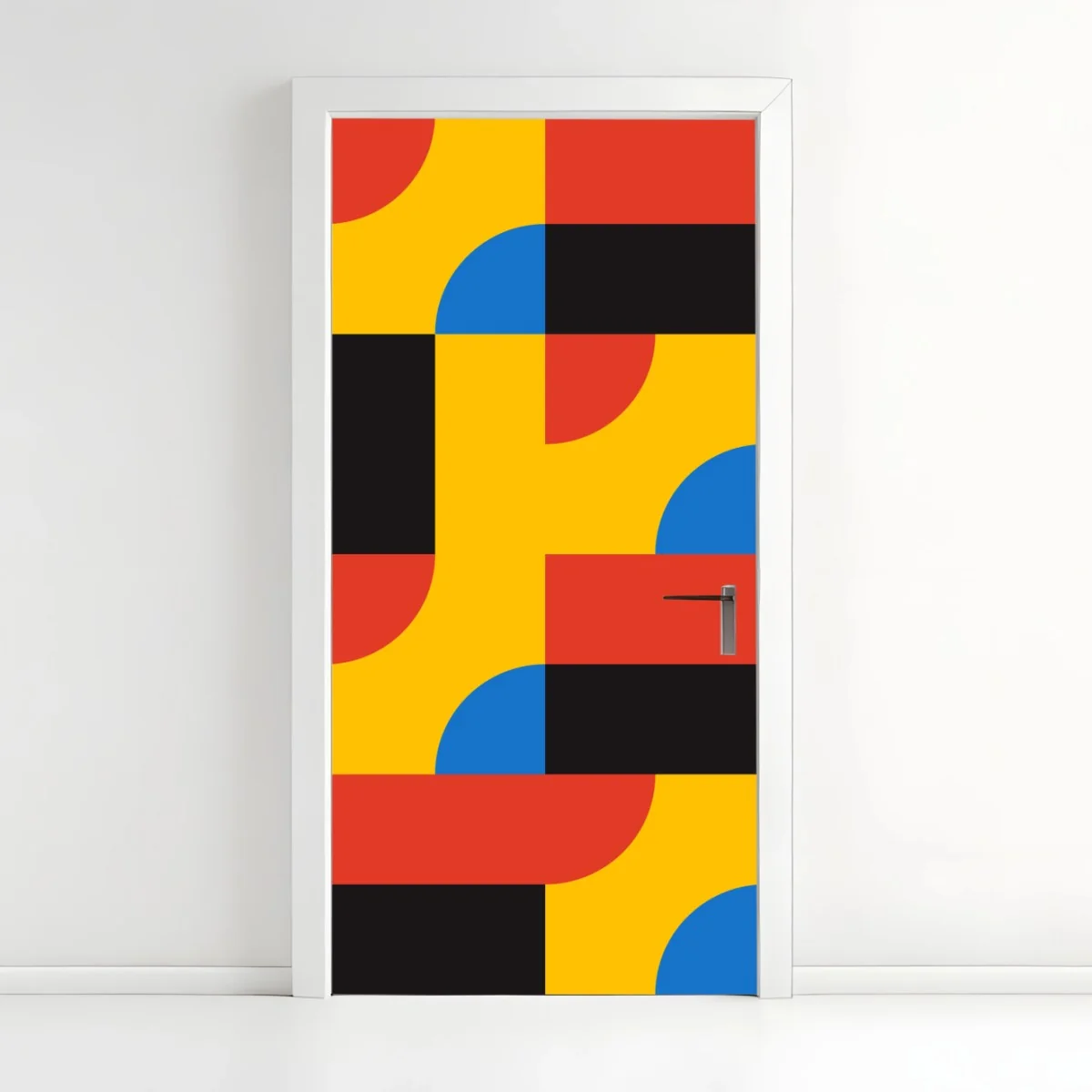 Door sticker bold geometric pattern wall art • Wallissimo® Door sticker bold geometric pattern wall art • Wallissimo®