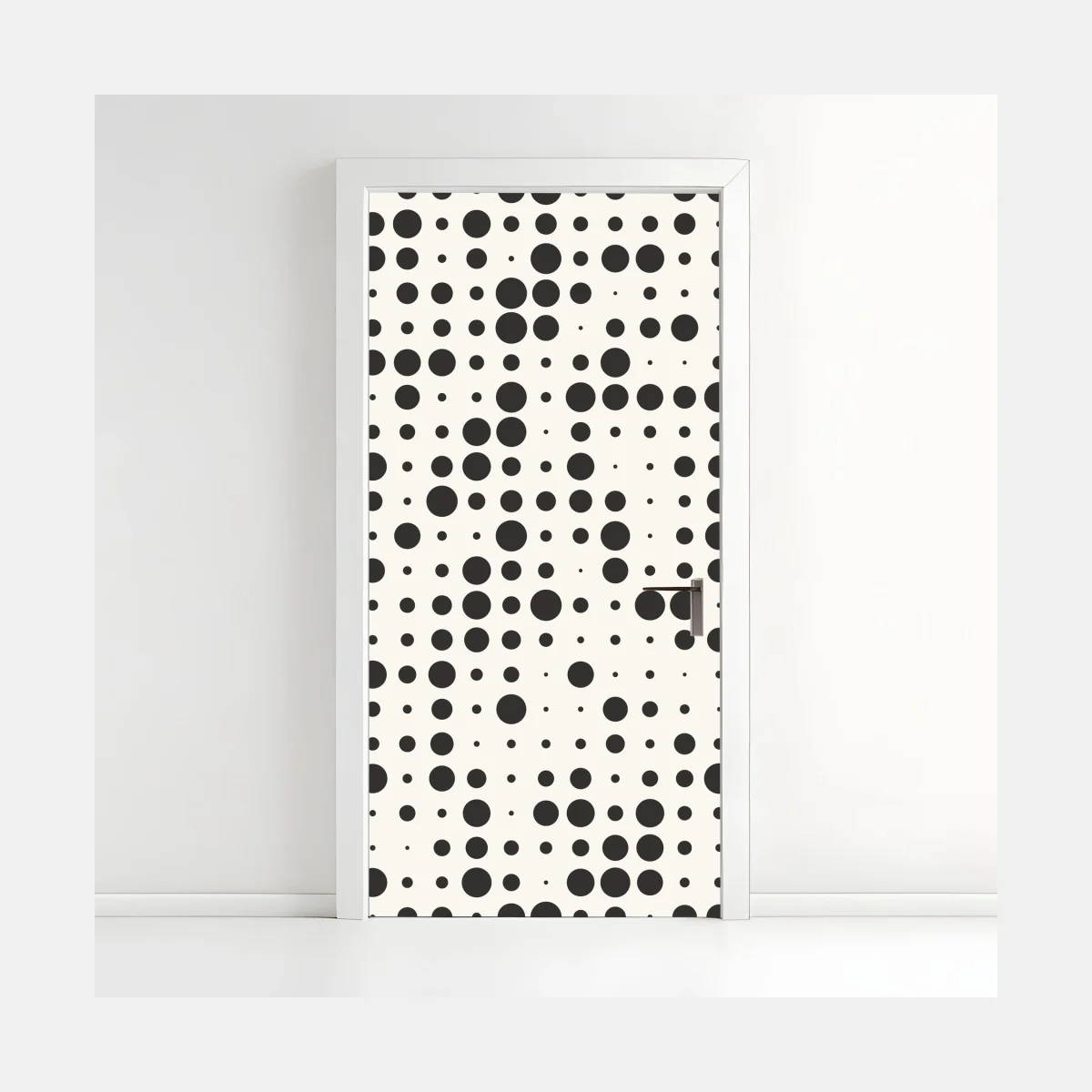 Door sticker minimalist halftone dot pattern • Wallissimo® Door sticker minimalist halftone dot pattern • Wallissimo®