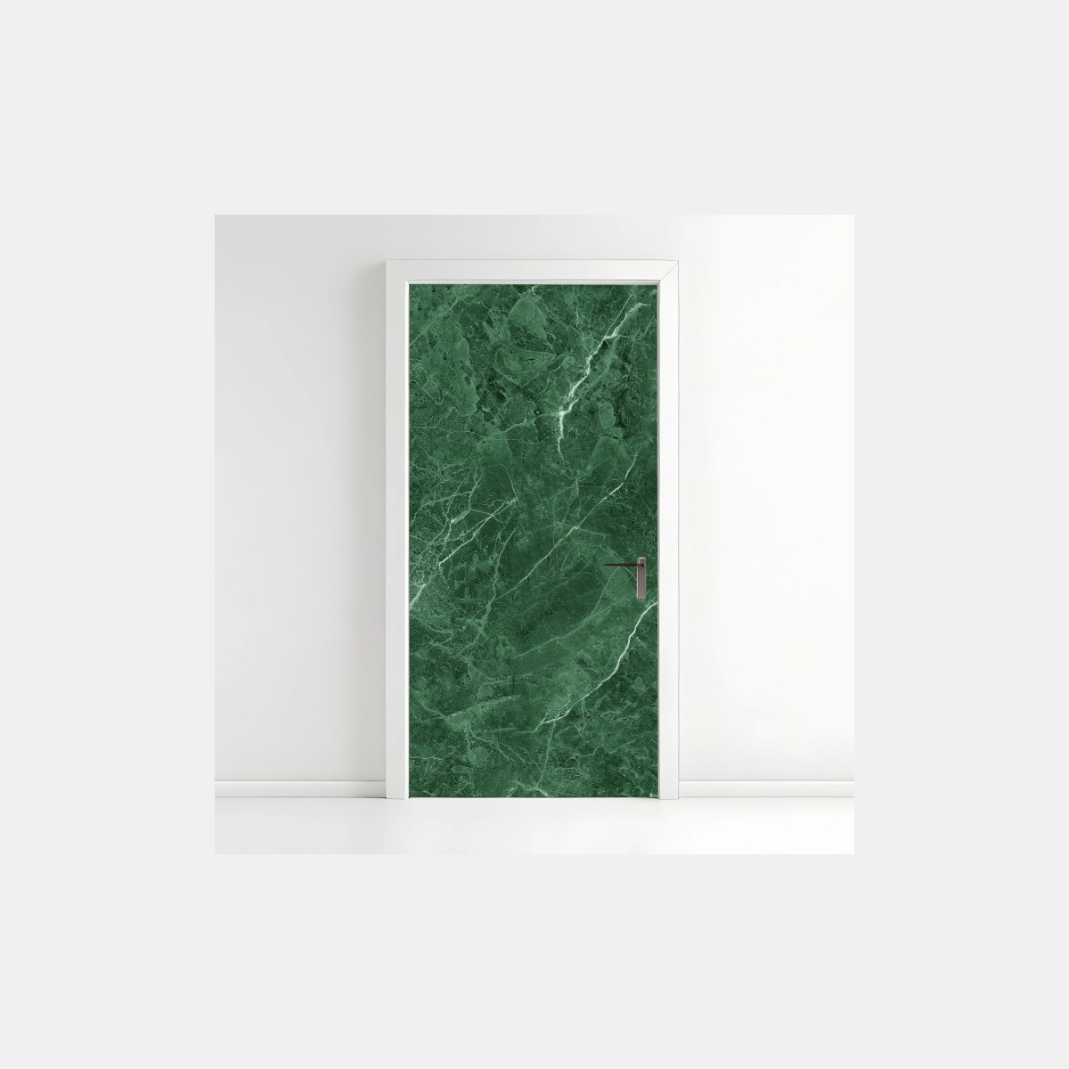 Door sticker green marble texture design • Wallissimo® Door sticker green marble texture design • Wallissimo®