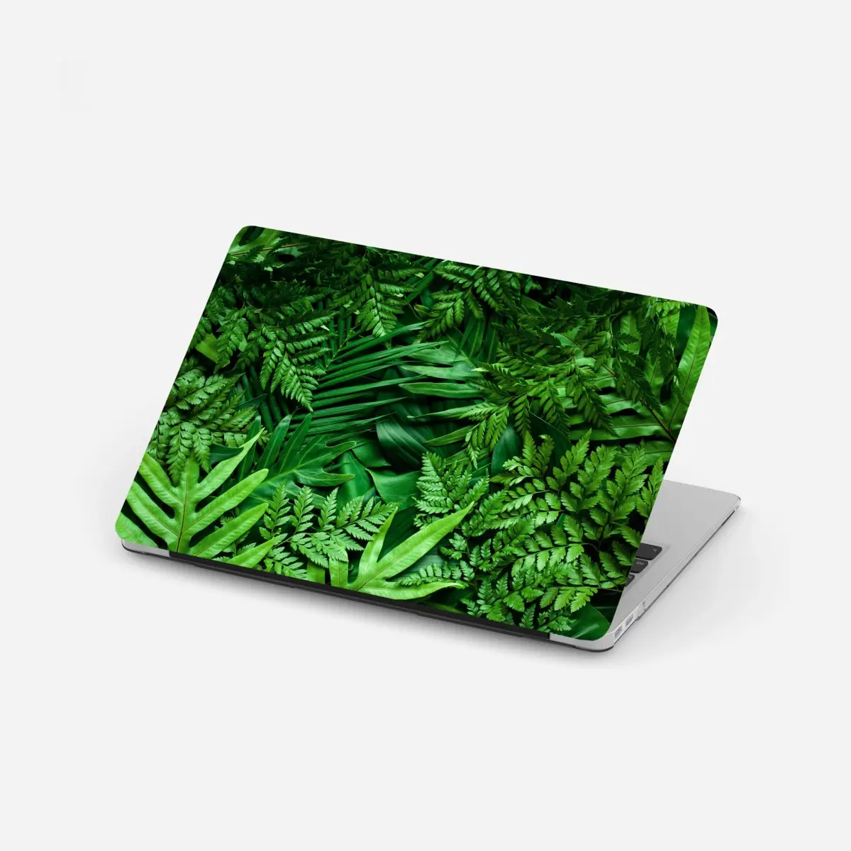 Laptop sticker lush green foliage pattern • Wallissimo® Laptop sticker lush green foliage pattern • Wallissimo®