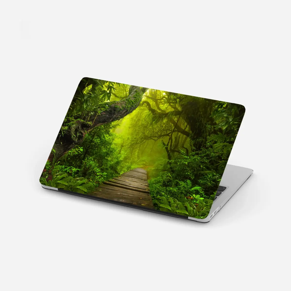 Laptop sticker mystical green forest path • Wallissimo® Laptop sticker mystical green forest path • Wallissimo®