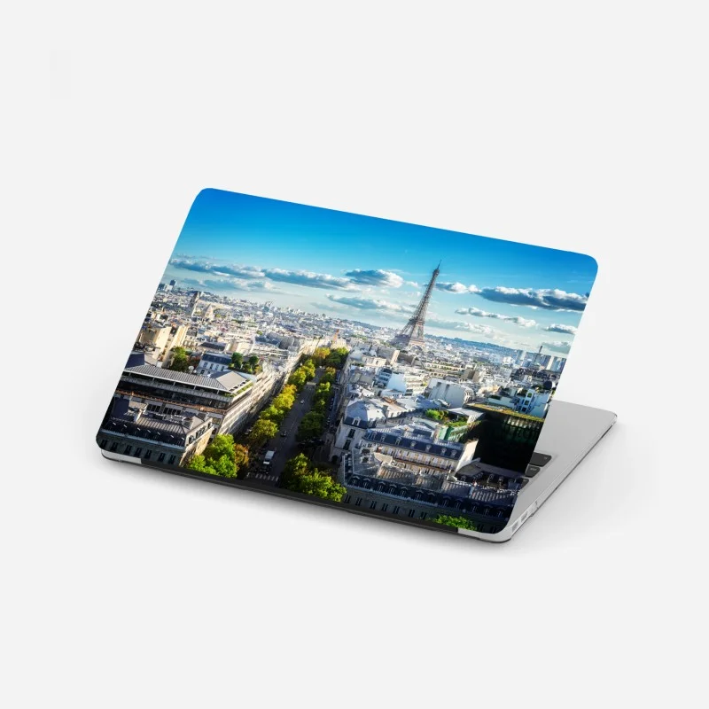 Laptop sticker Paris skyline with the Eiffel Tower