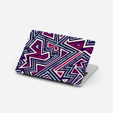 Laptop sticker bold geometric triangle pattern • Wallissimo®