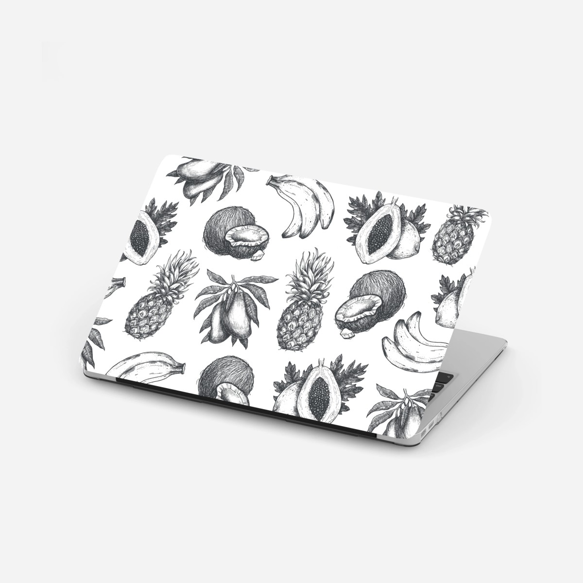 Laptop sticker hand drawn tropical fruit pattern • Wallissimo® Laptop sticker hand drawn tropical fruit pattern • Wallissimo®