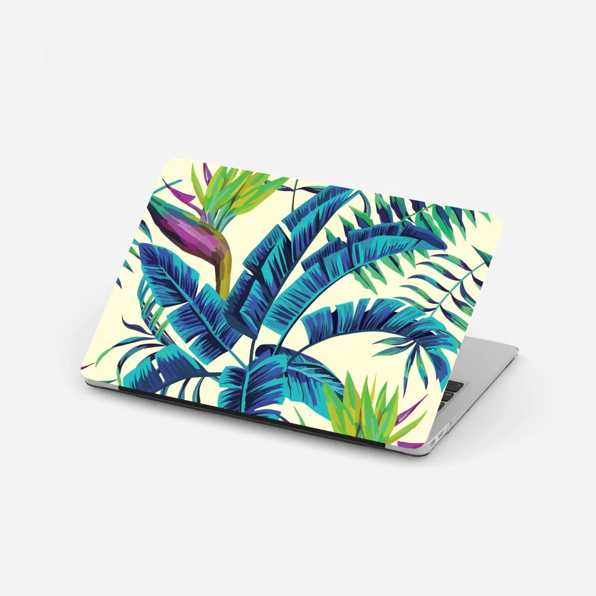 Laptop sticker tropical turquoise leaf design ⁕ Wallissimo® Laptop sticker tropical turquoise leaf design ⁕ Wallissimo®