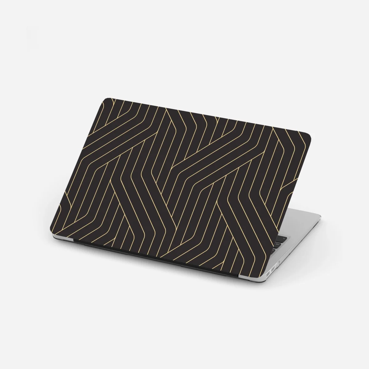 Laptop sticker geometric art deco pattern with gold lines ⁕ Wallissimo® Laptop sticker geometric art deco pattern with gold lines ⁕ Wallissimo®