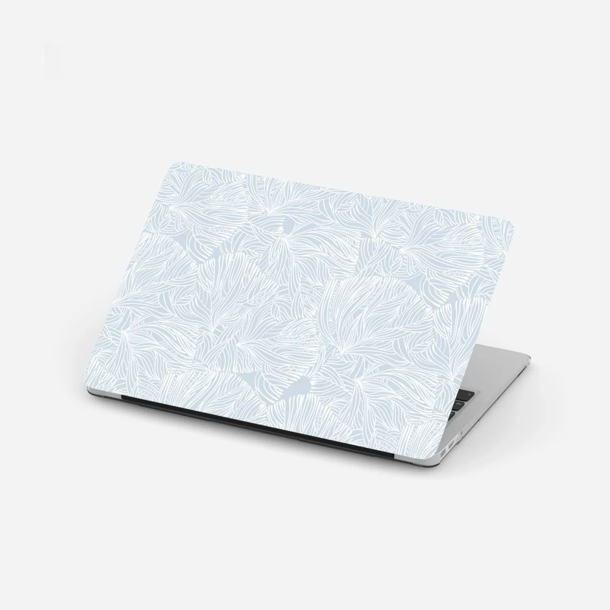 Laptop sticker soft blue botanical pattern • Wallissimo® Laptop sticker soft blue botanical pattern • Wallissimo®