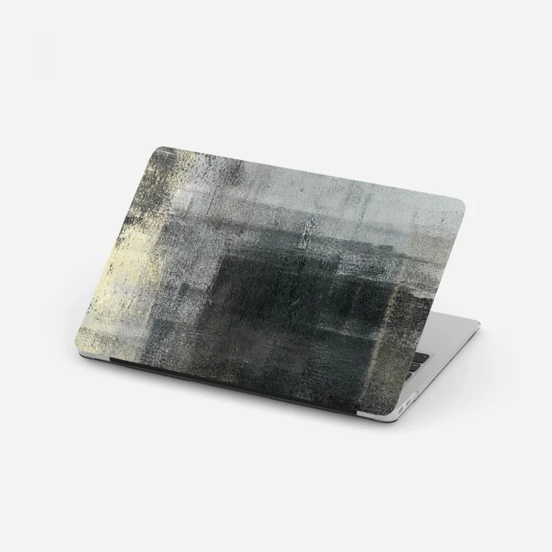 Laptop sticker subtle monochrome texture study