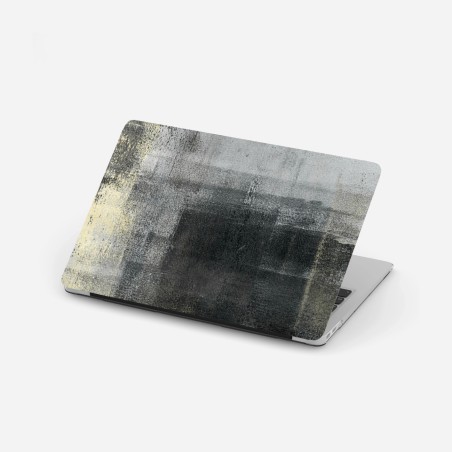 Laptop sticker subtle monochrome texture study • Wallissimo®