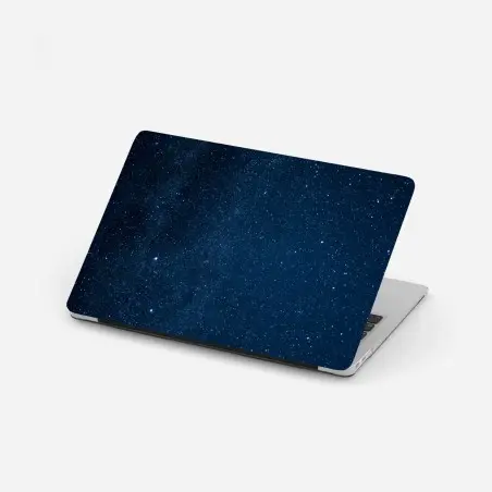 Laptop sticker deep blue starry sky • Wallissimo®