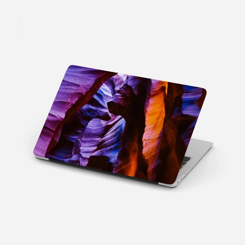 Laptop sticker vibrant slot canyon rock formations