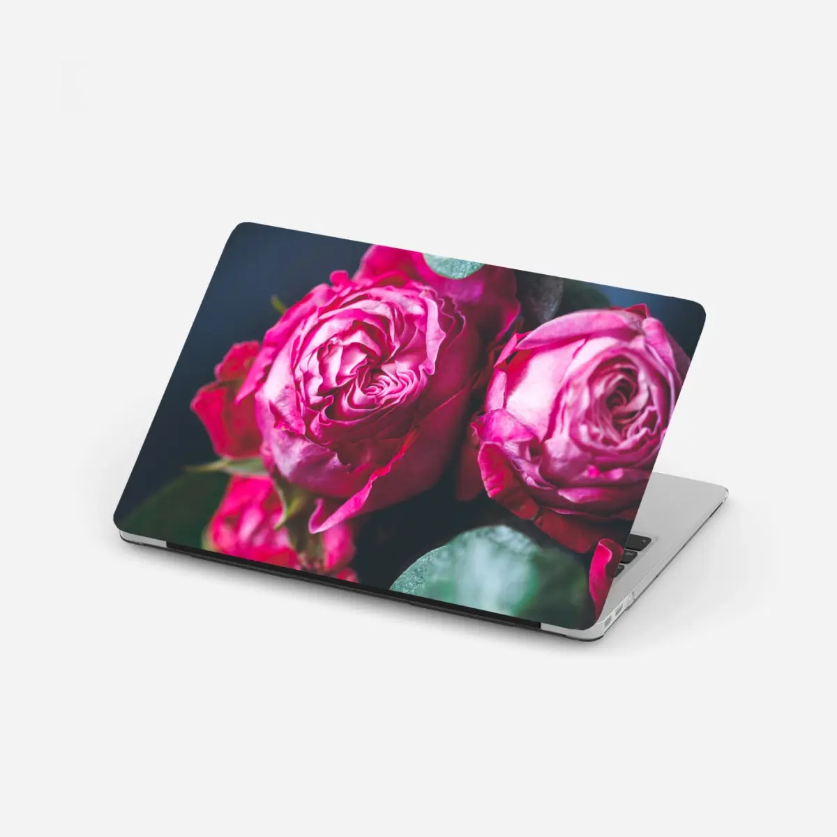 Laptop sticker pink rose bouquet macro print ⁕ Wallissimo® Laptop sticker pink rose bouquet macro print ⁕ Wallissimo®