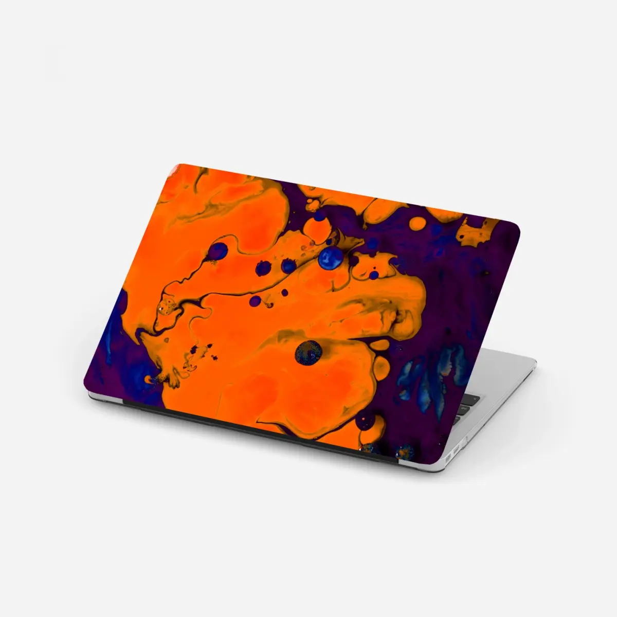Laptop sticker vivid orange flow • Wallissimo® Laptop sticker vivid orange flow • Wallissimo®