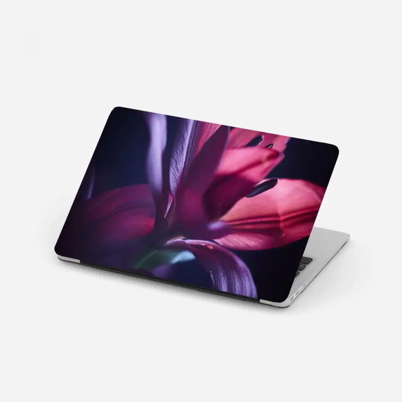 Laptop sticker vibrant abstract pattern art • Wallissimo®