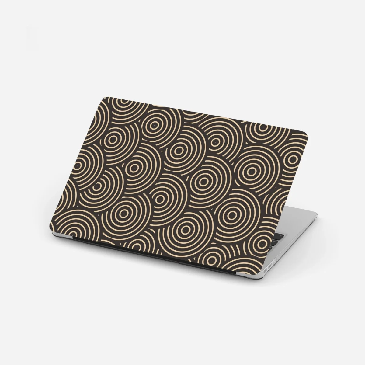 Laptop sticker retro concentric circles pattern • Wallissimo® Laptop sticker retro concentric circles pattern • Wallissimo®
