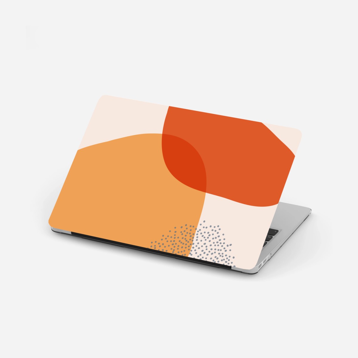 Laptop sticker warm abstract shapes composition • Wallissimo® Laptop sticker warm abstract shapes composition • Wallissimo®
