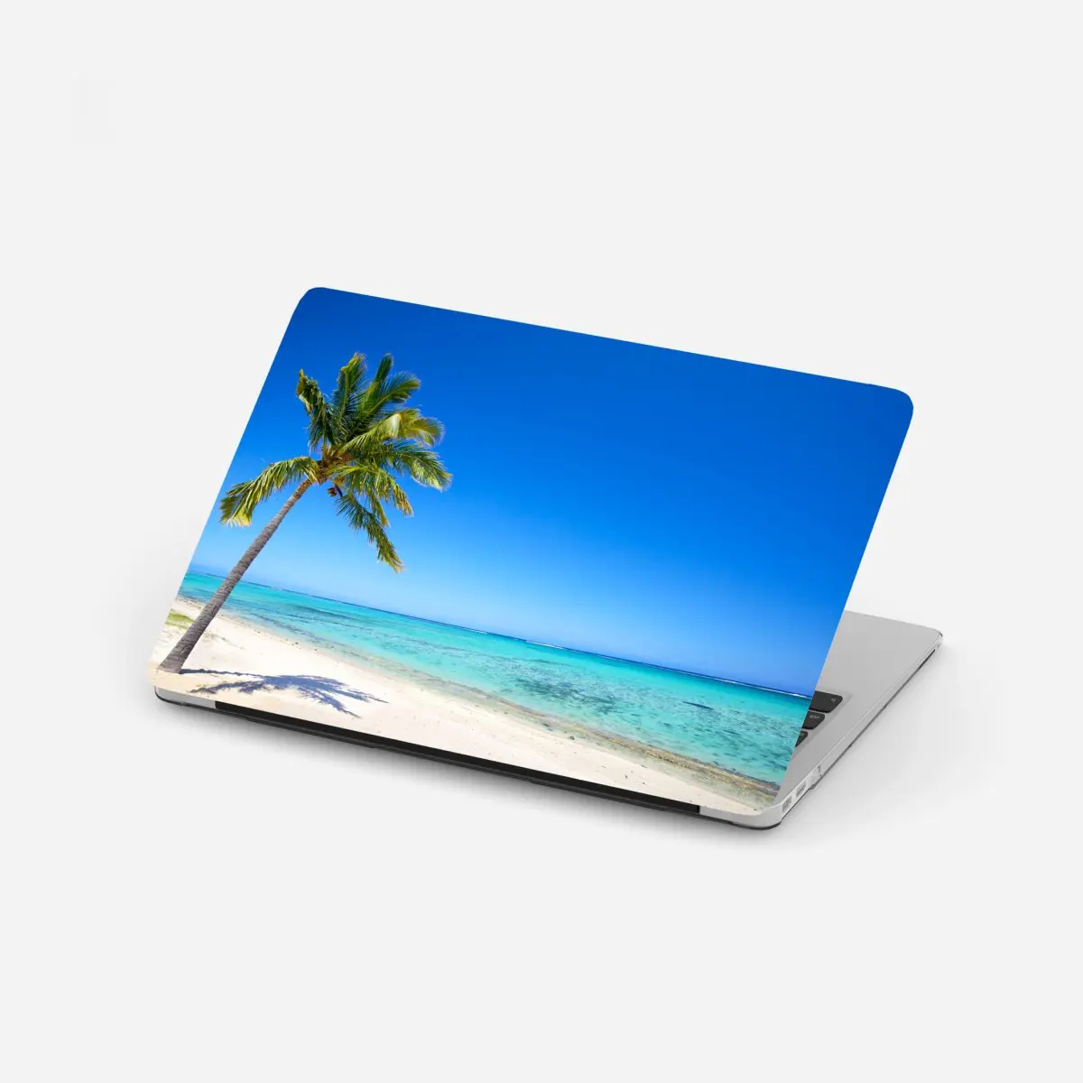 Laptop sticker tropical paradise beach with palm tree ⁕ Wallissimo® Laptop sticker tropical paradise beach with palm tree ⁕ Wallissimo®