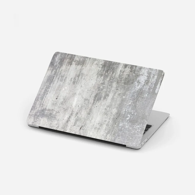 Laptop sticker raw concrete texture wall art