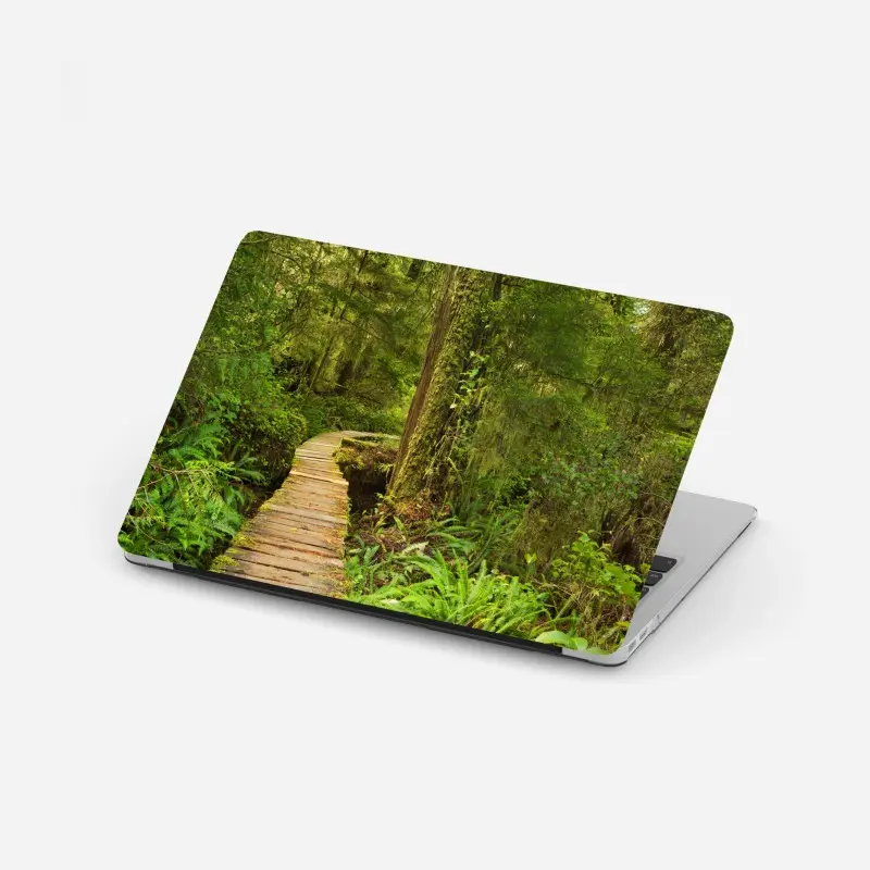 Laptop sticker monochrome hand holding light bulb • Wallissimo®
