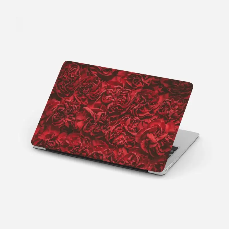 Laptop sticker impressionist poppy meadow • Wallissimo®