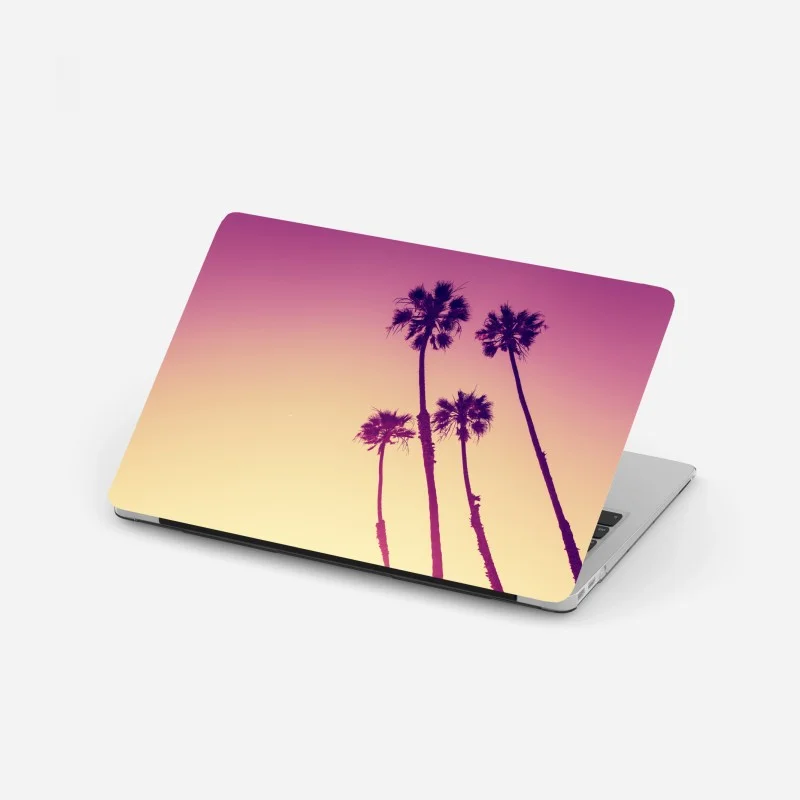 Laptop sticker California palms at Sunset Cliffs