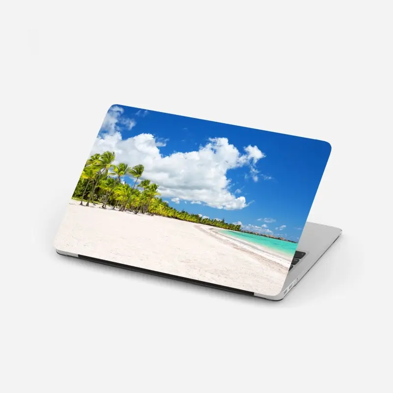 Laptop sticker vibrant yellow rapeseed blossom close-up • Wallissimo®