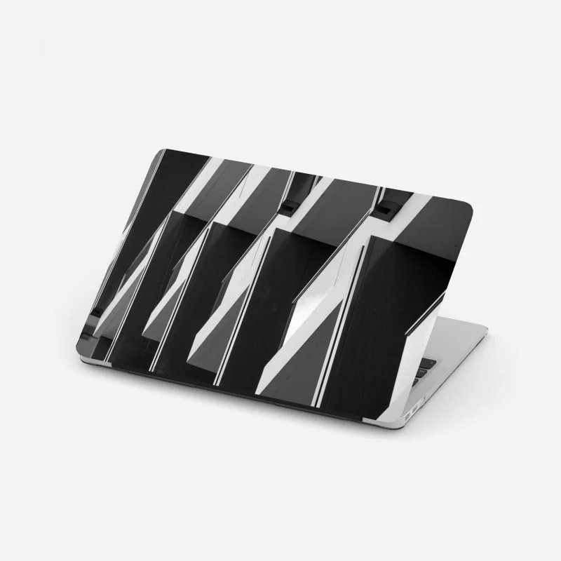 Laptop sticker geometric balcony rhythm