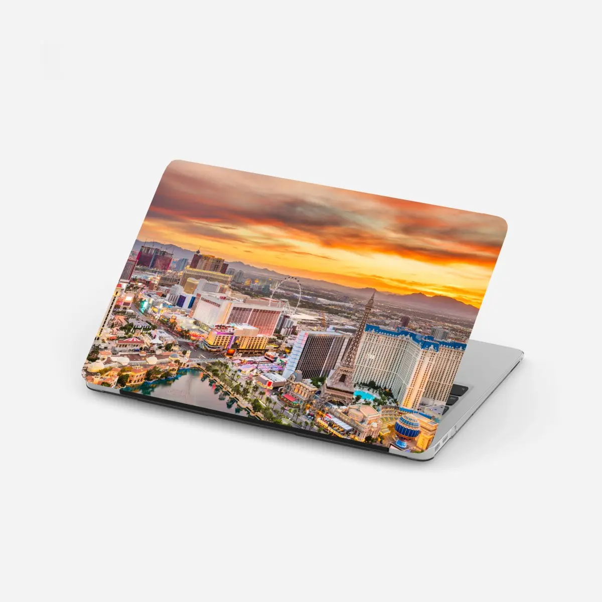Laptop sticker Las Vegas skyline at sunset • Wallissimo® Laptop sticker Las Vegas skyline at sunset • Wallissimo®
