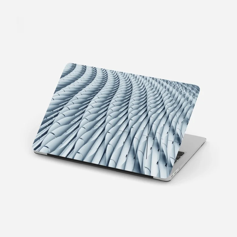Laptop sticker abstract architectural facade pattern